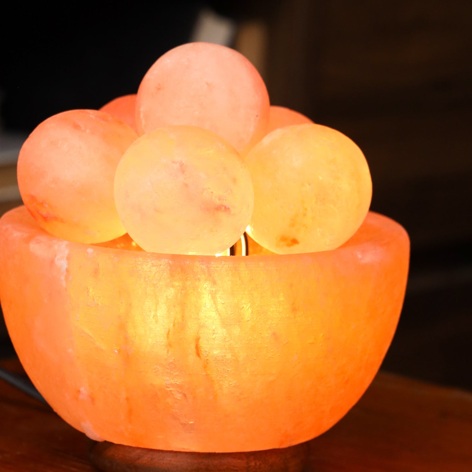 Healing Light Bowl Himalayan Salt Lamp 17cm