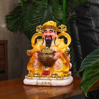 Bright Fortune God of Wealth Luck 30cm