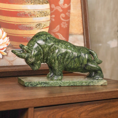 Mighty Jade Ox for Reliable Luck 30cm