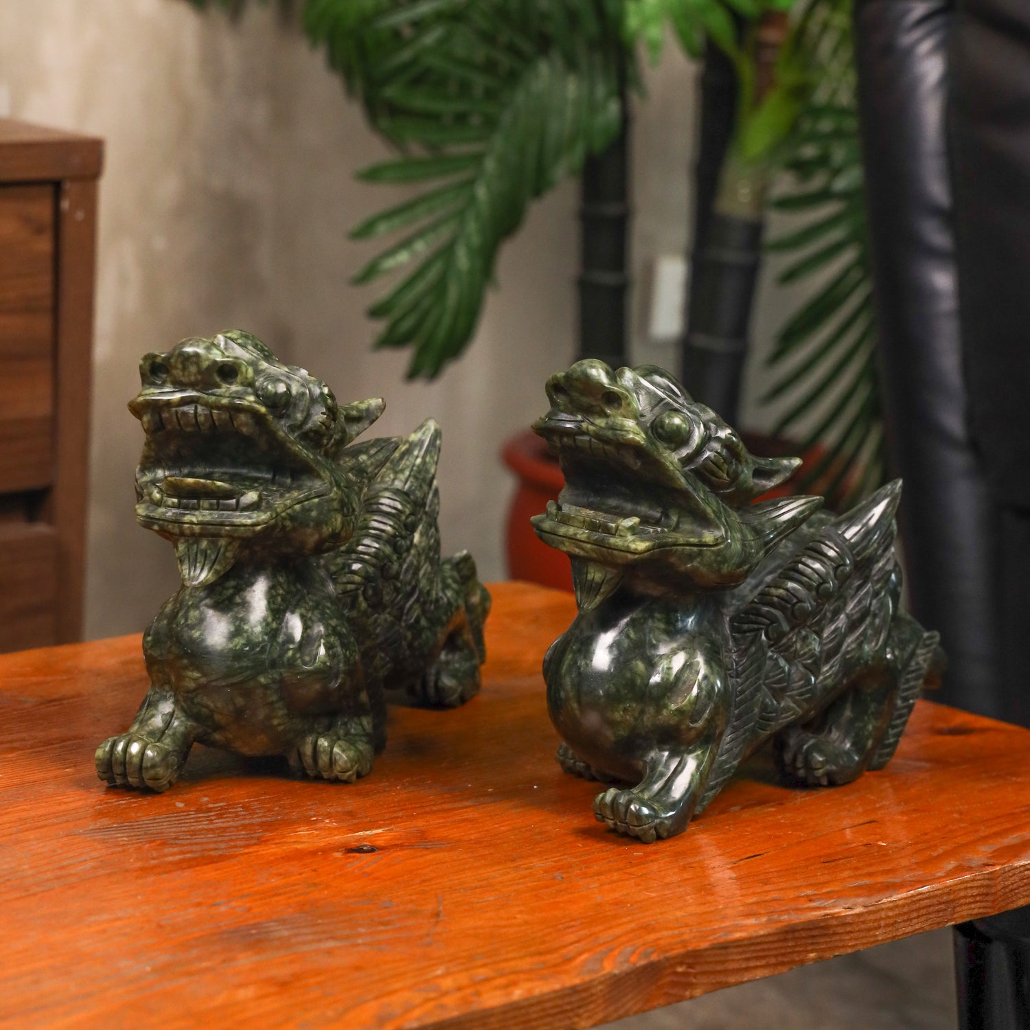 The Royal Jade Guardians Pi Yao Pair 23cm