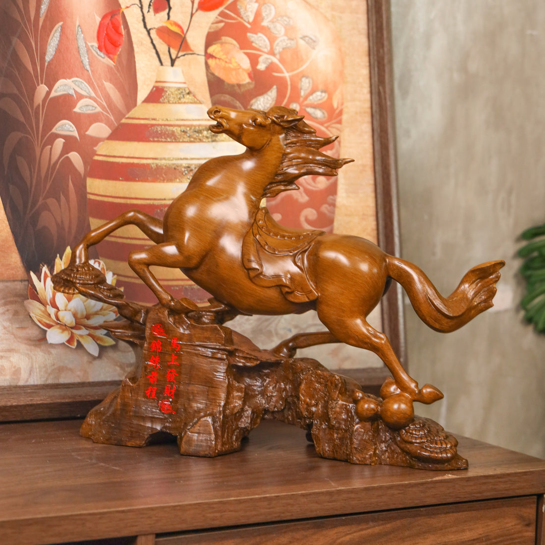 Smooth Success Galloping Wood Horse 43cm