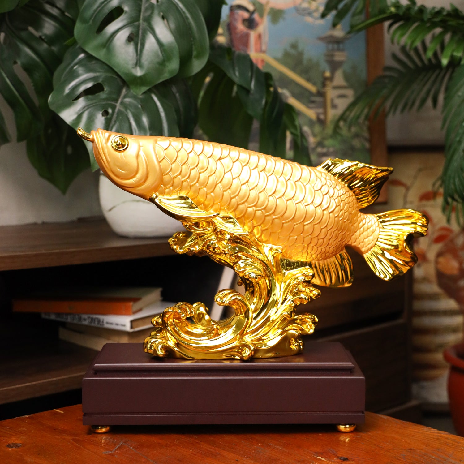 The Golden Dragon Fish Arowana 41cm