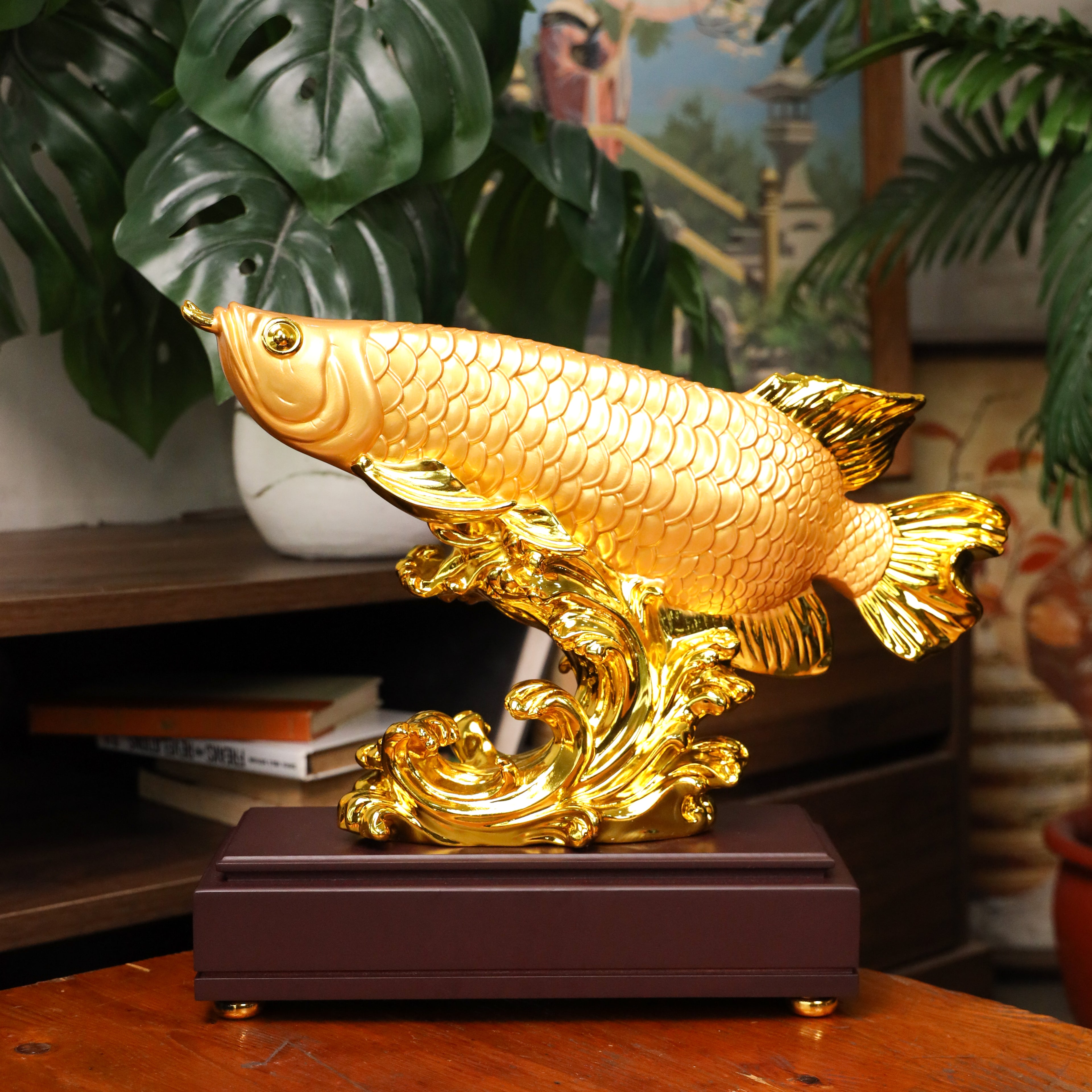 The Golden Dragon Fish Arowana 41cm