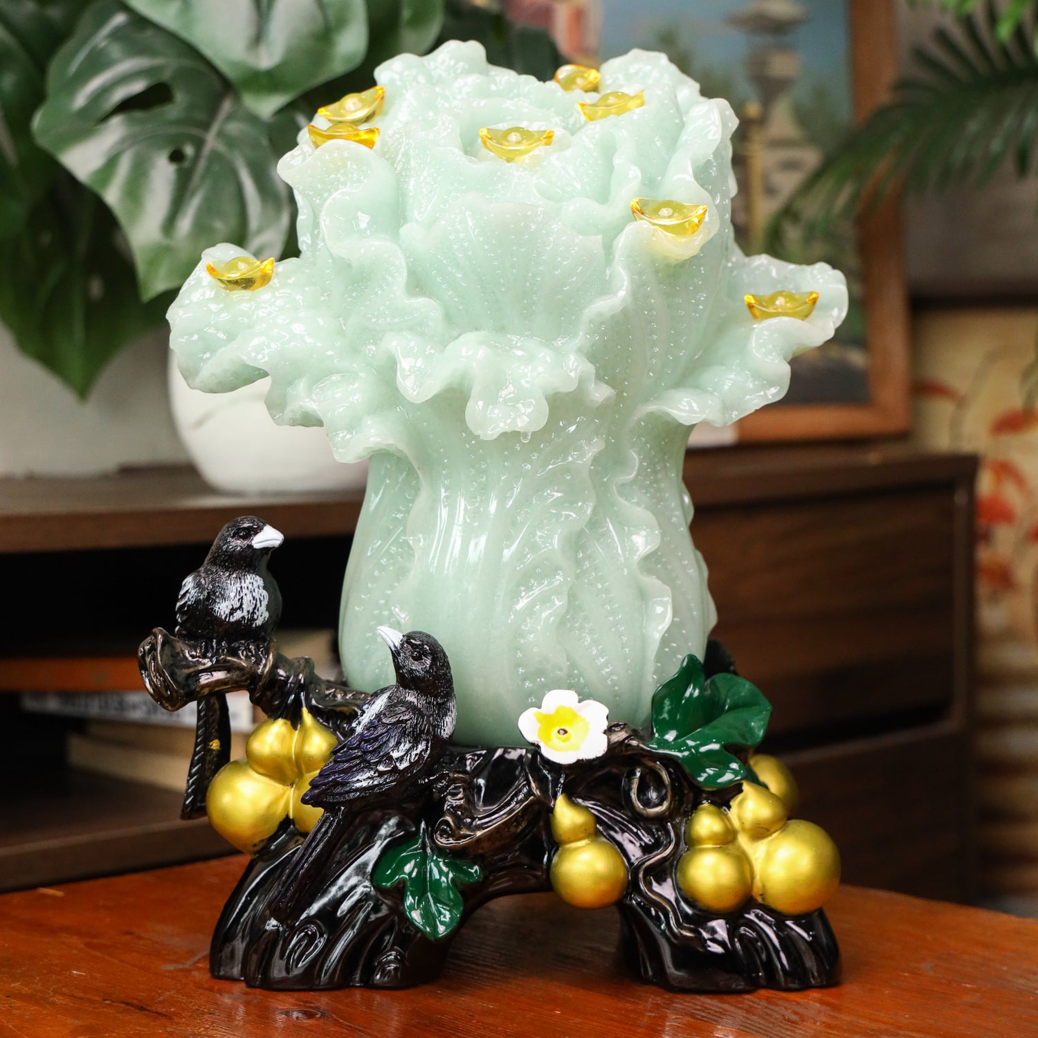 Jade Harvest Cabbage of Fortune 39cm