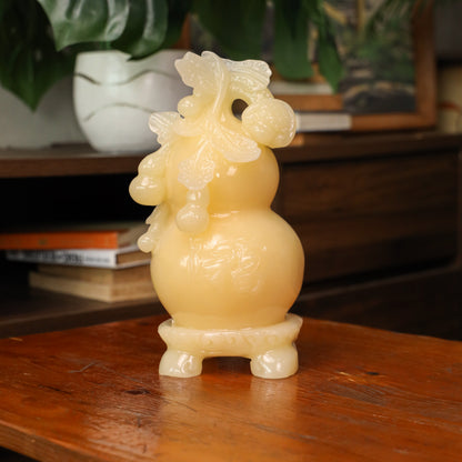 "Bless Family With Health" - Jade Wu Lou 26cm