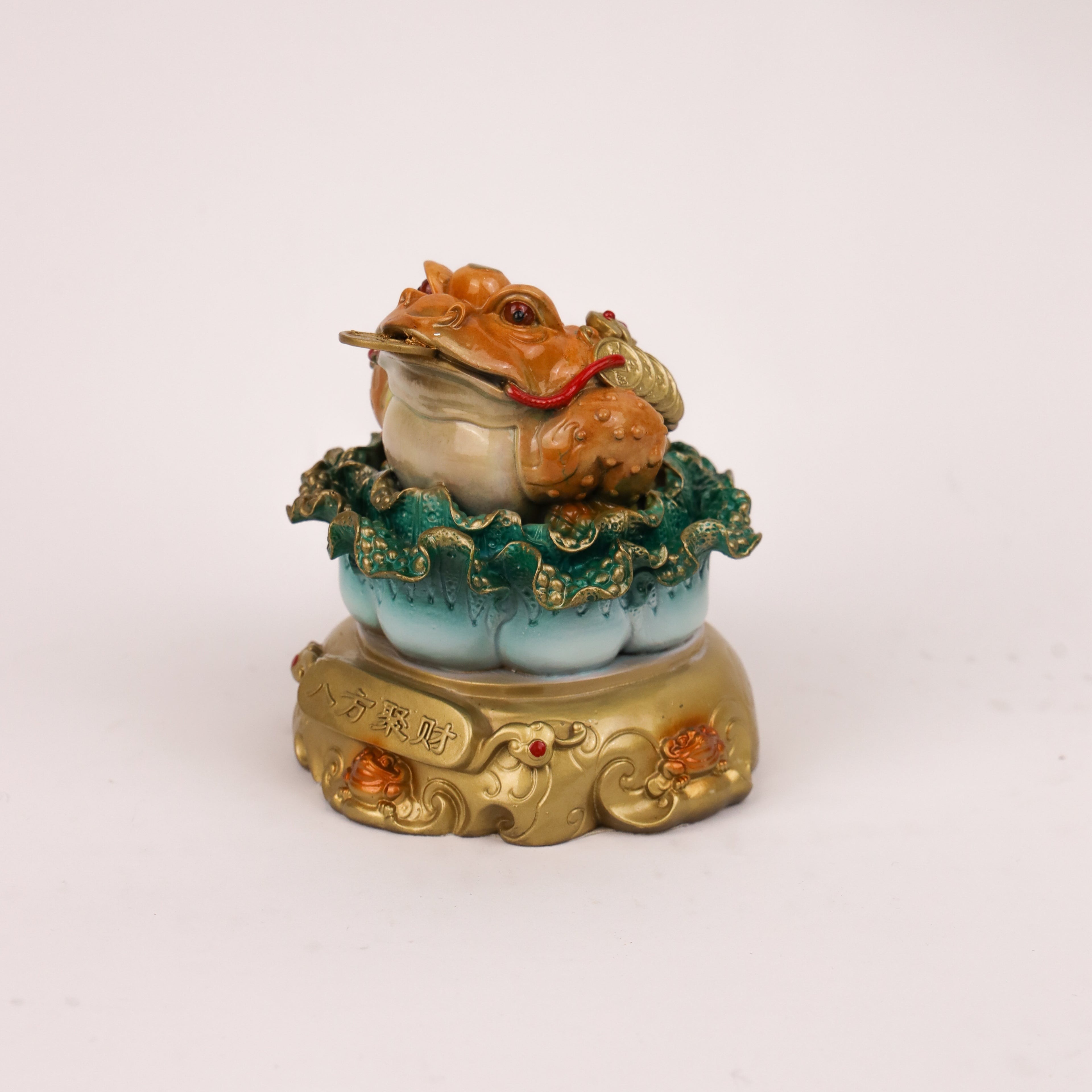 Harvester of Fortune - Money Frog &amp; Cabbage 14cm