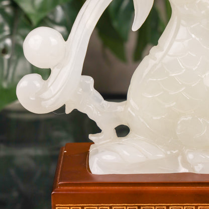 "Attract Power and Victory" - Jade Dragon 42cm
