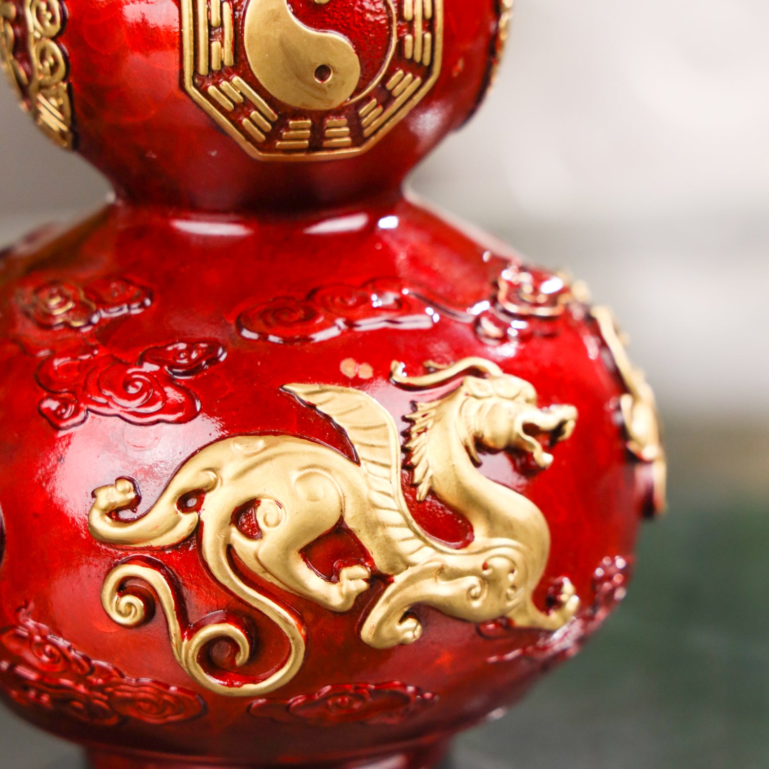 Powerful Life Force - Crimson Wu Lou 24cm