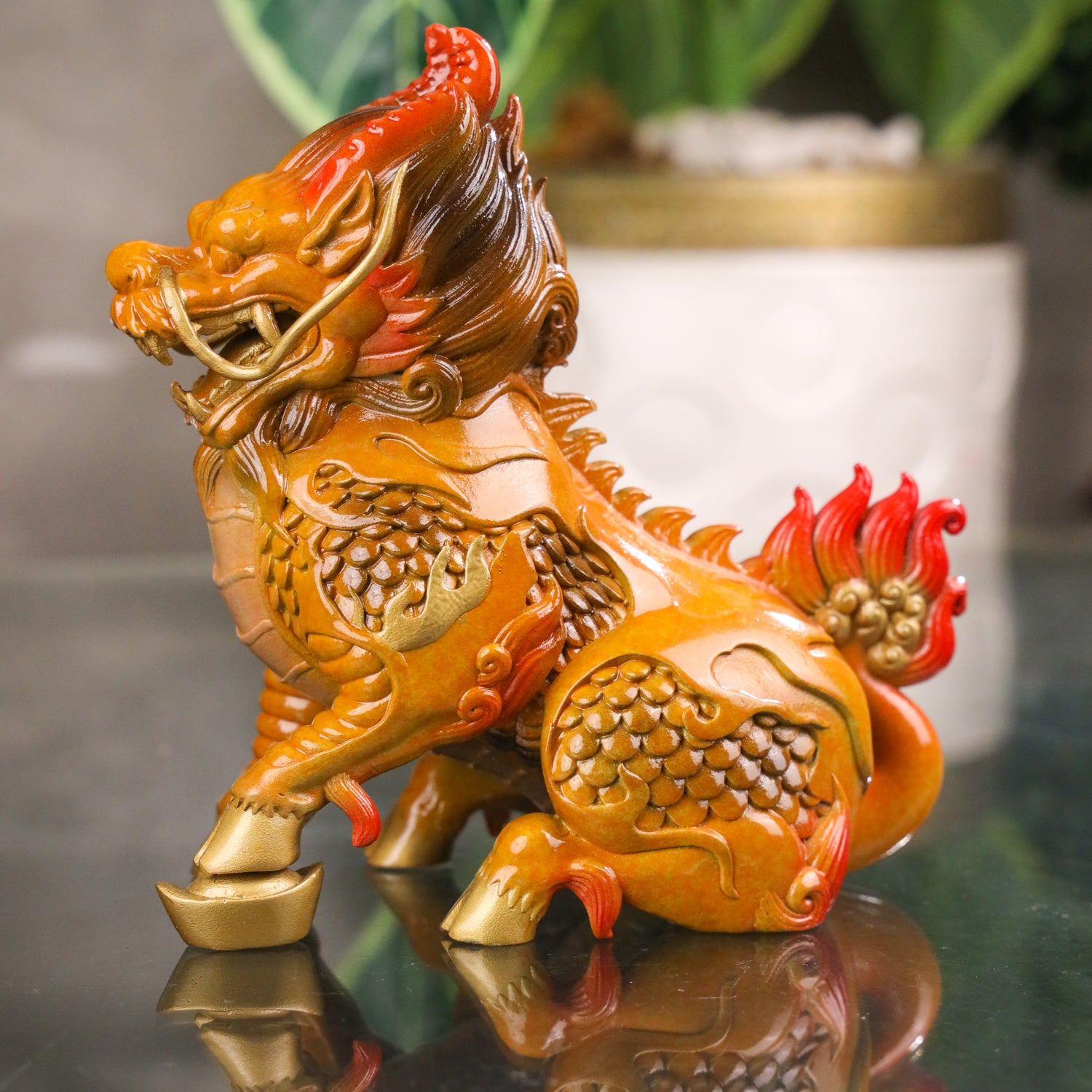 The Guardians of Virtue - Noble Qilin Pair 20cm