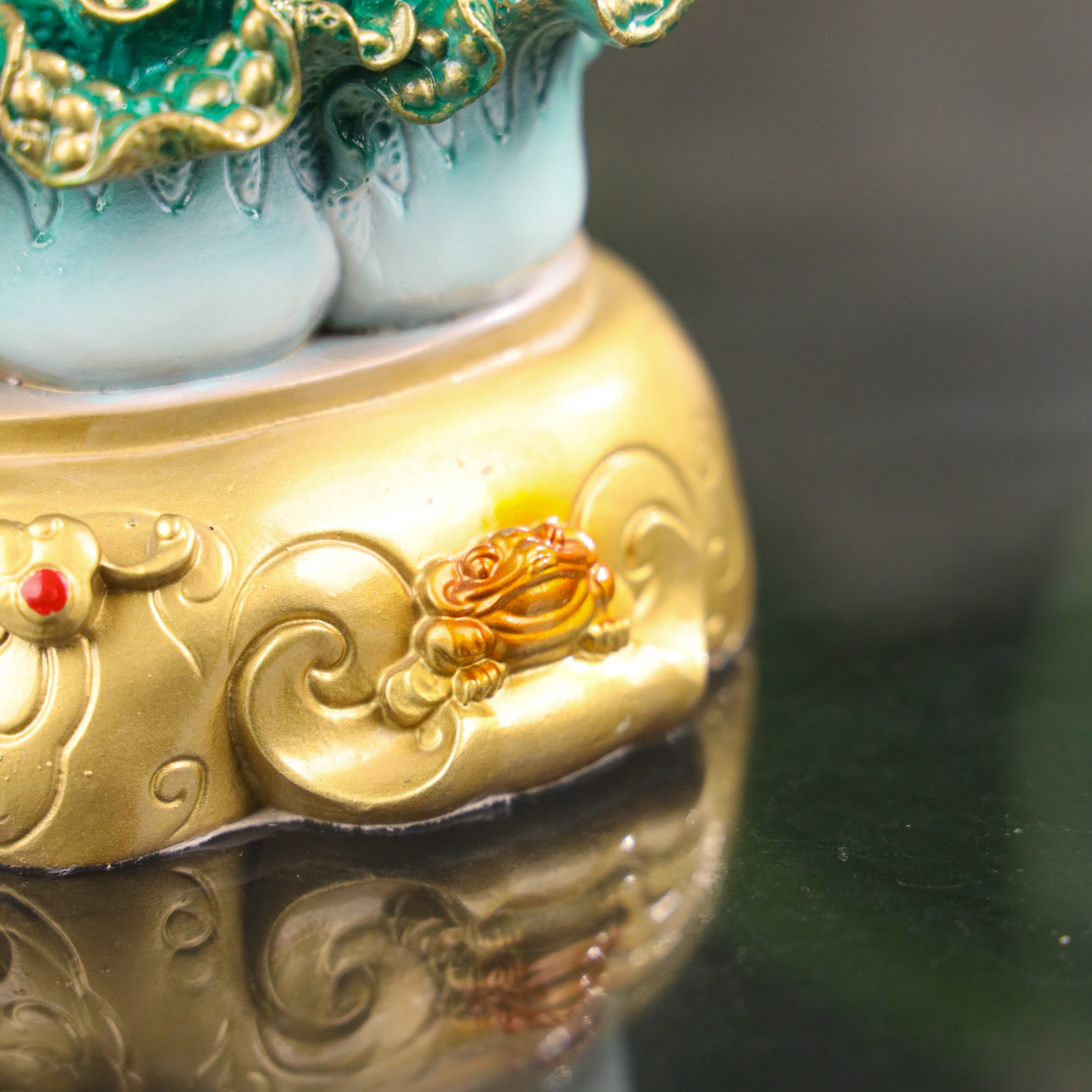 Harvester of Fortune - Money Frog &amp; Cabbage 14cm