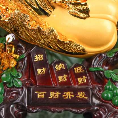 Golden Wealth Cabbage for Money Attraction 38cm