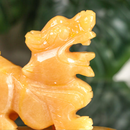 Topaz Pi Yao Pair for Good Money Flow 24cm