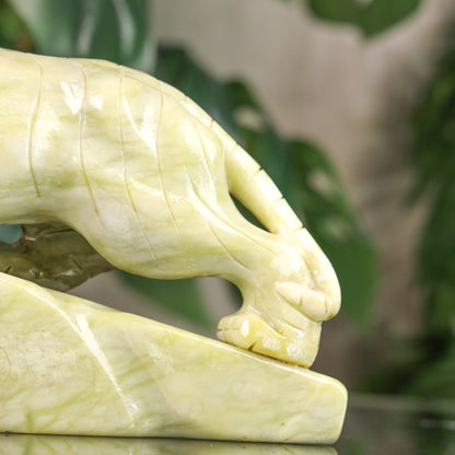 Light Jade Tiger of Dominance 30cm