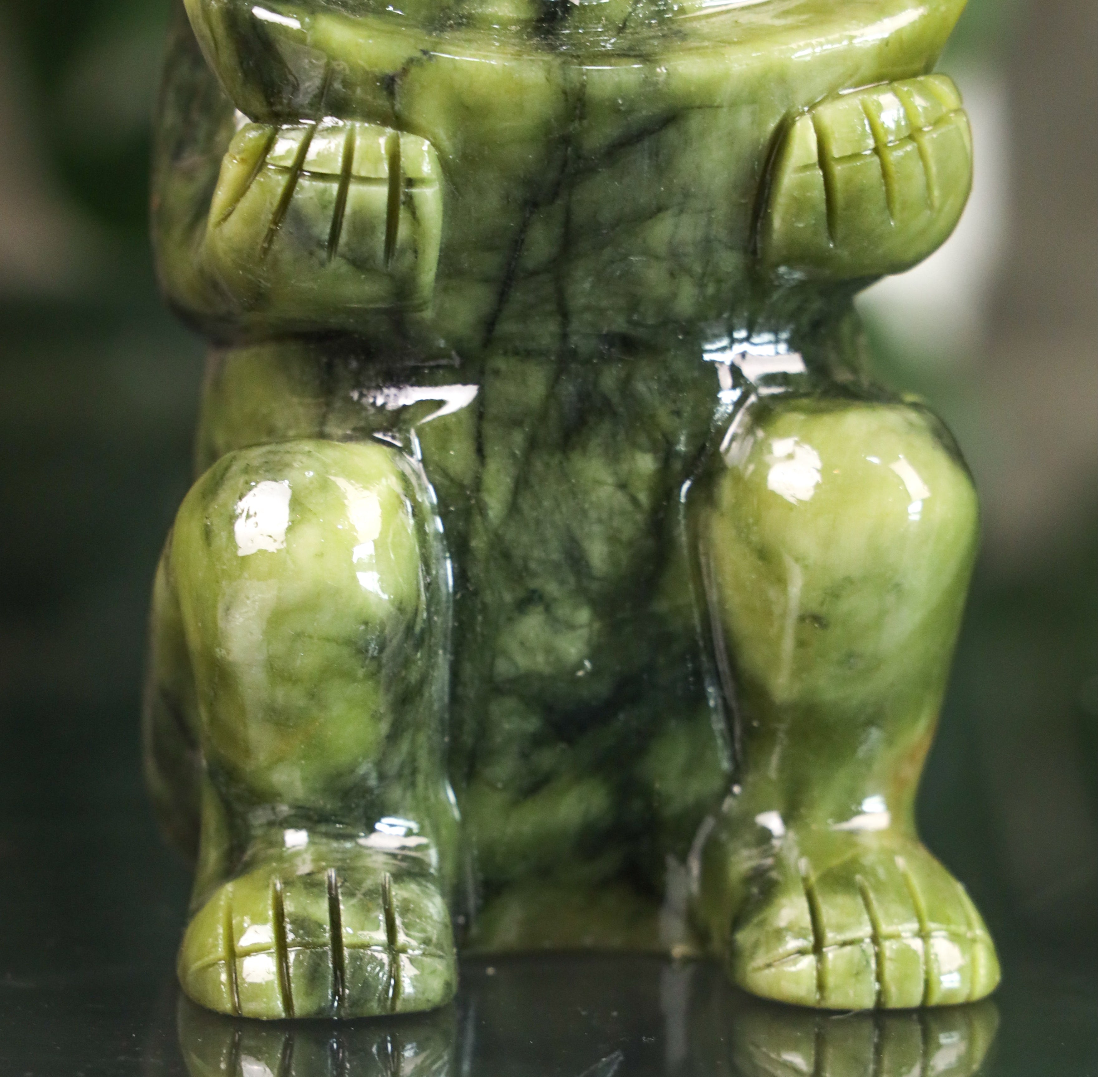 Jade Zodiac Monkey for Clever Ideas 14cm