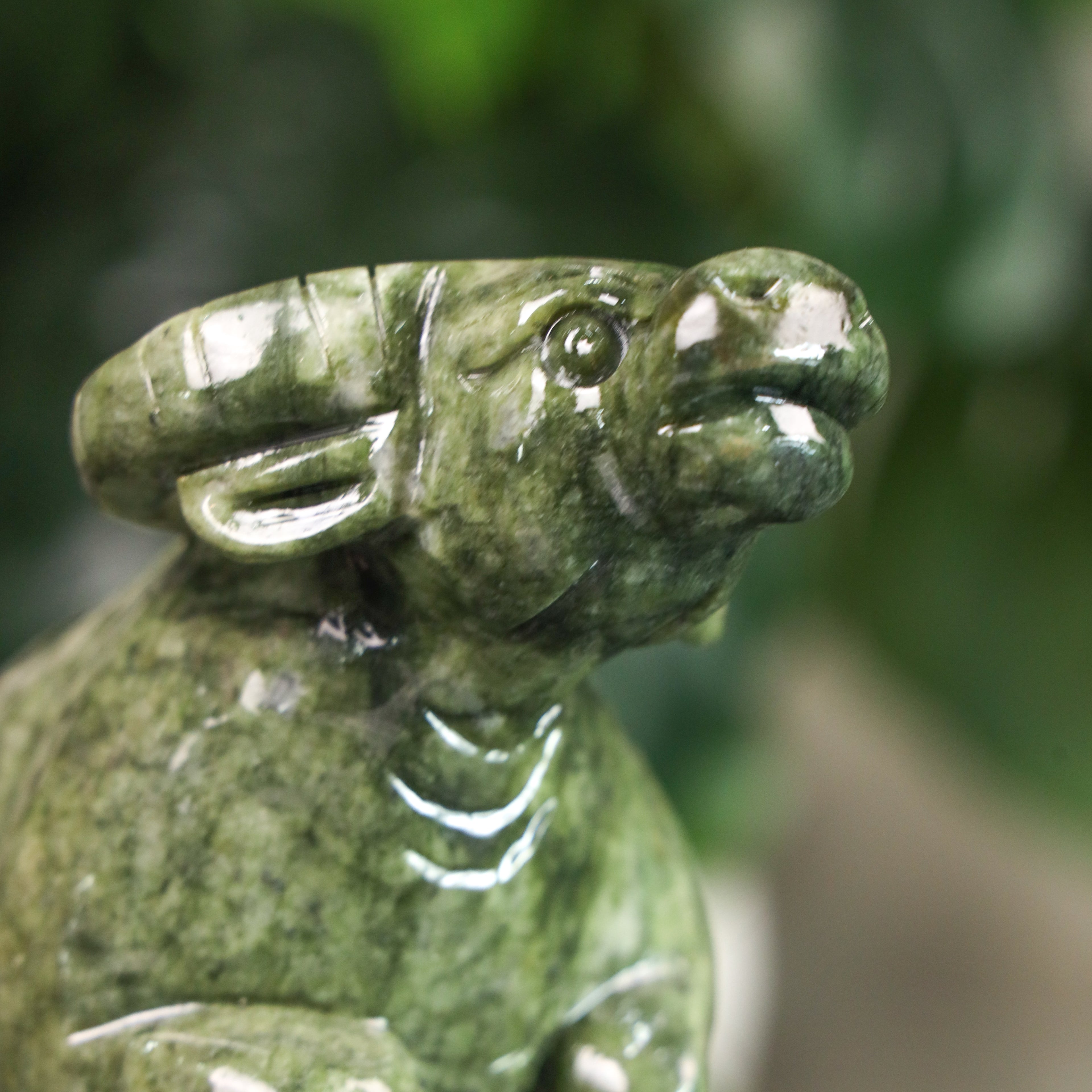 Jade Zodiac Ox for Reliable Progress 18cm