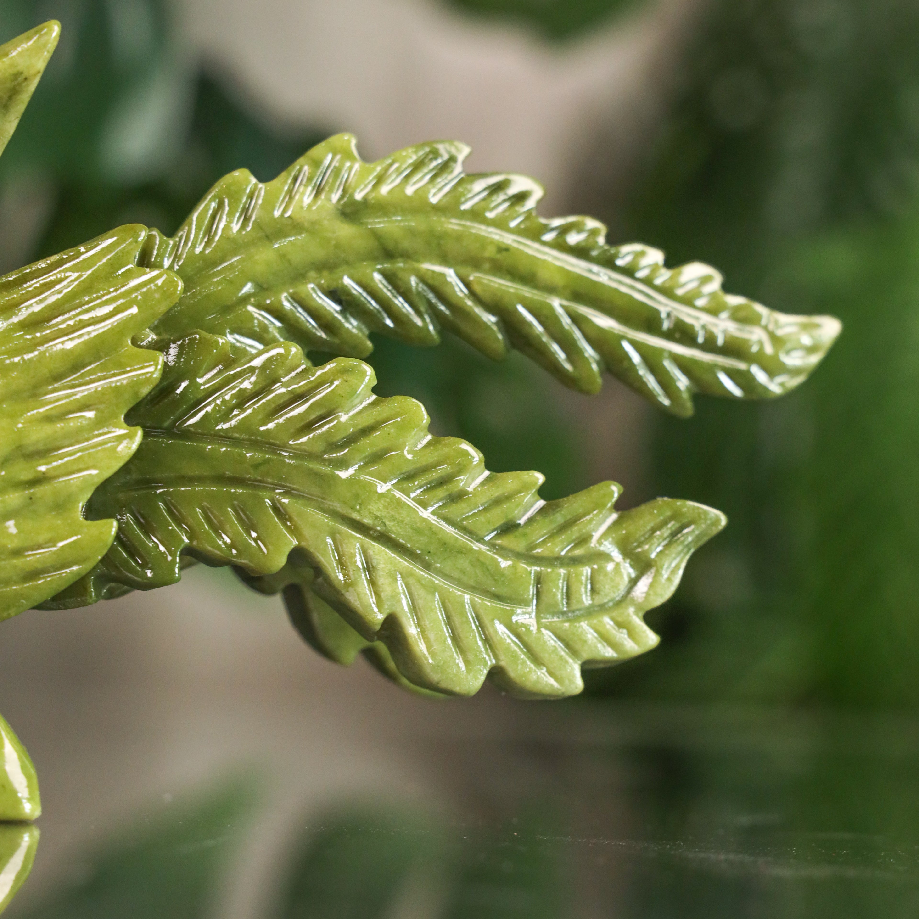 Jade Phoenix of Rising Grace 25cm