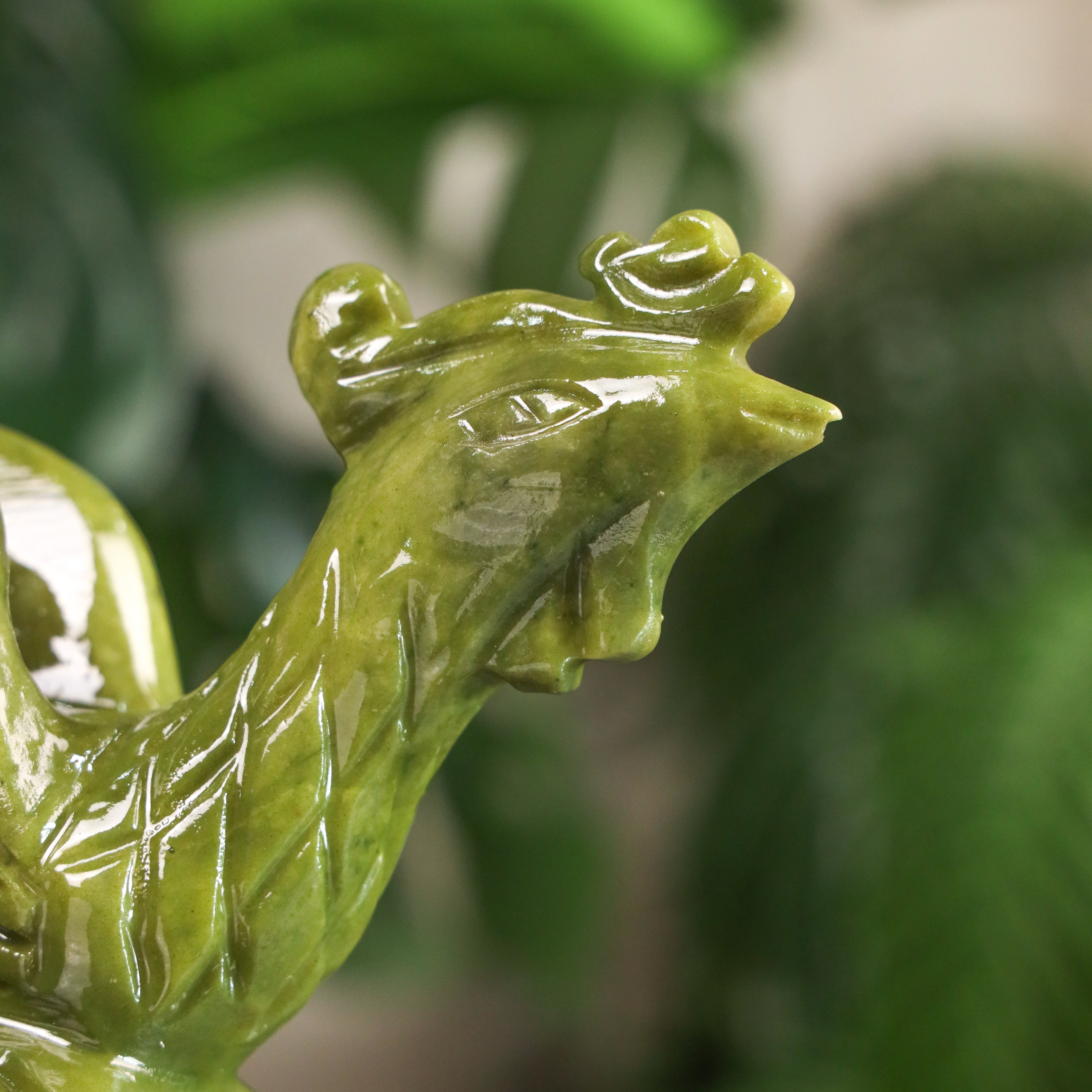 Jade Phoenix of Rising Grace 25cm