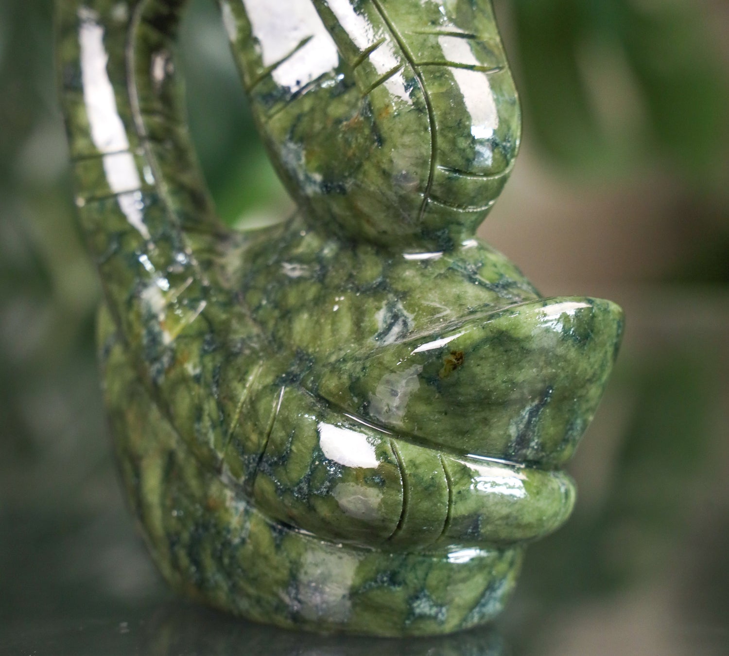 Jade Zodiac Snake for Strategic Wisdom 17cm