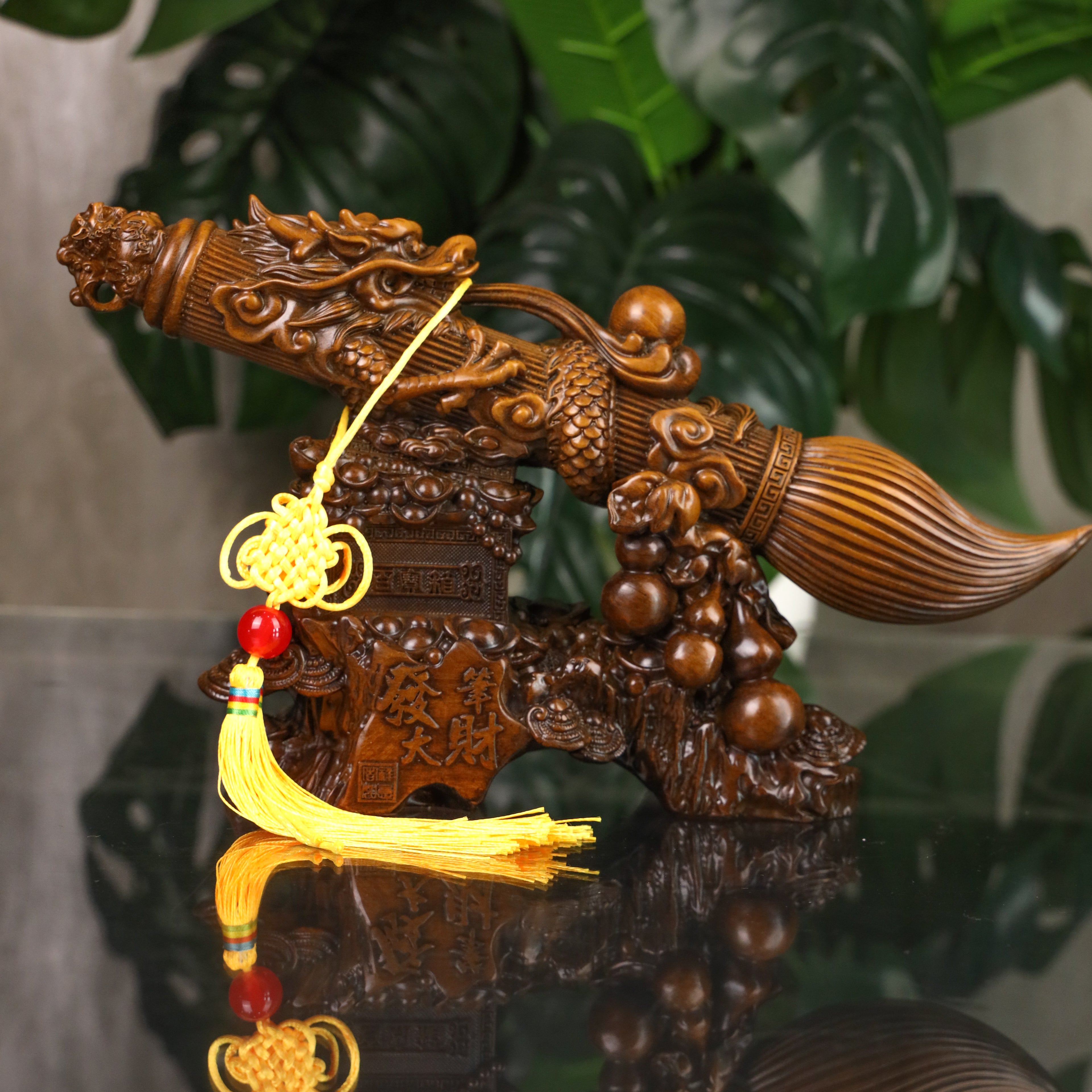 Wood Calligraphy Brush of Achievement 31cm