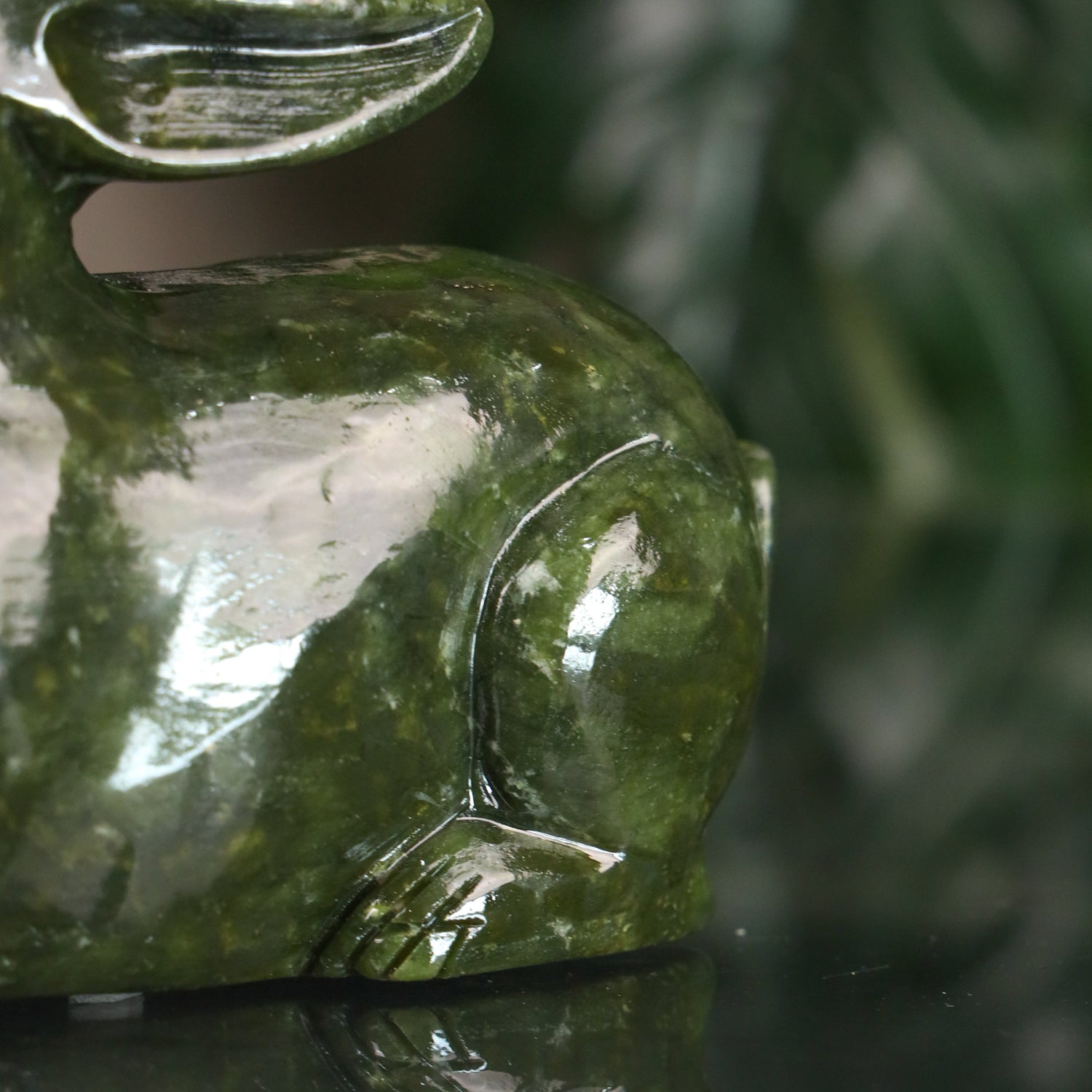 Jade Zodiac Rabbit for Helpful Kindness 14cm