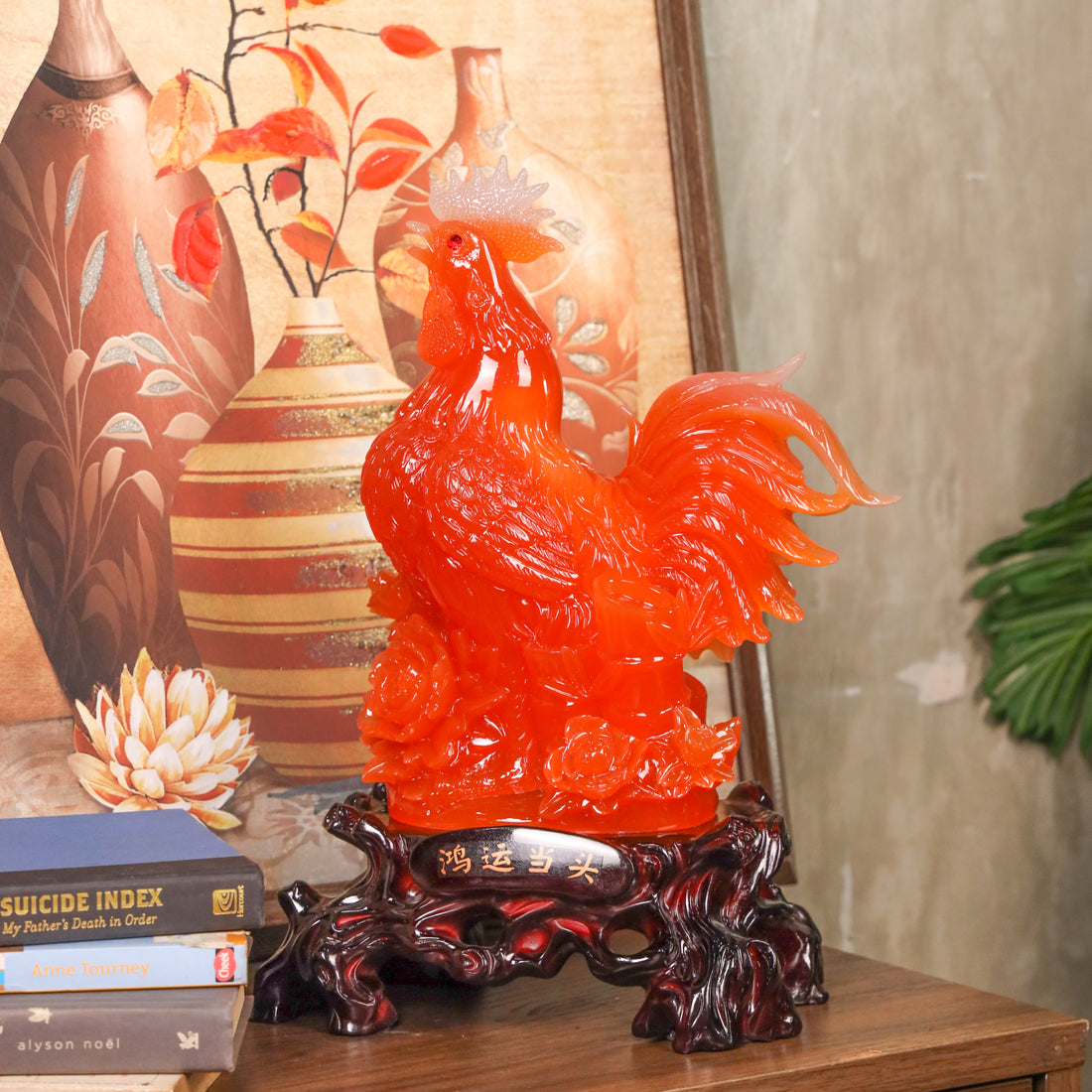Red Rooster of Success and Protection 42cm