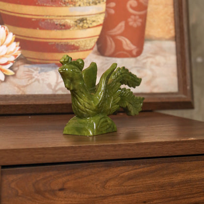 Jade Phoenix of Rising Grace 25cm