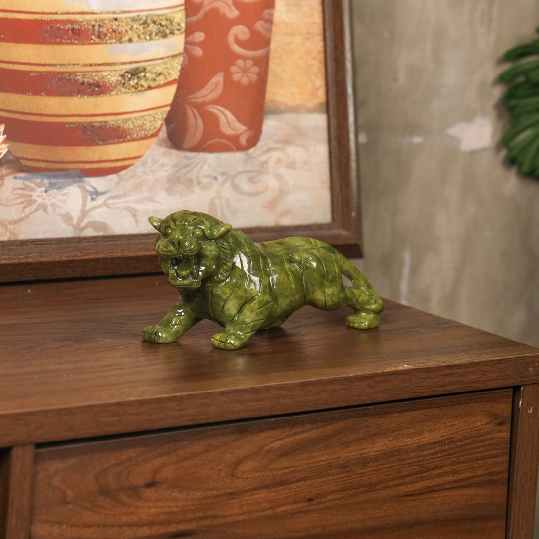 Jade Zodiac Tiger for Fearless Victory 19cm