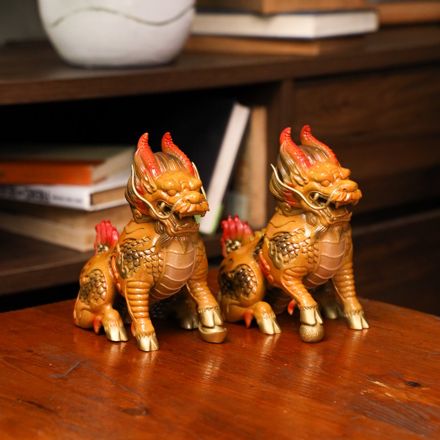 The Guardians of Virtue - Noble Qilin Pair 20cm