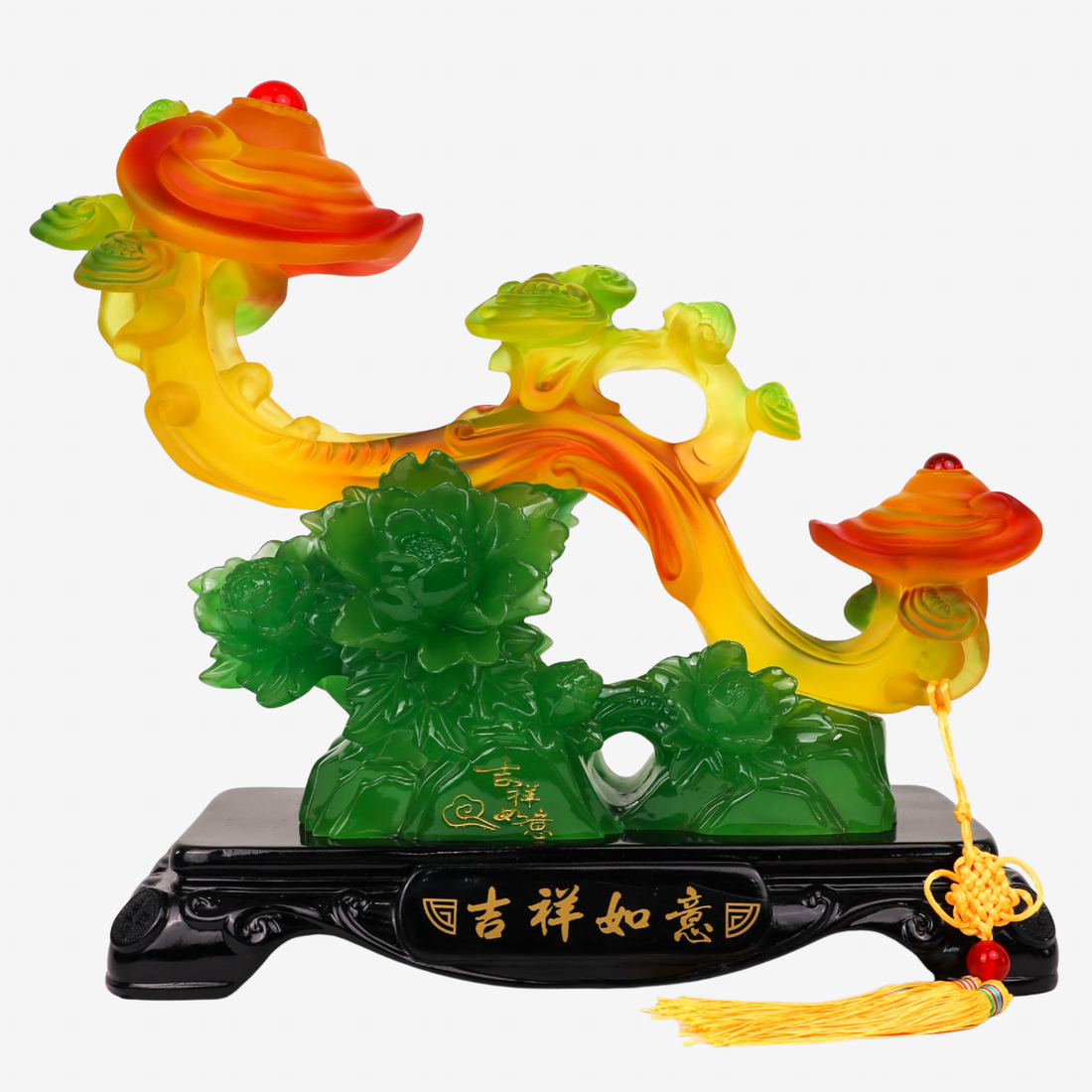 Imperial Orange Ru Yi for Favorable Outcomes 39cm