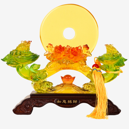 Green Ru Yi of Flowing Success 27cm