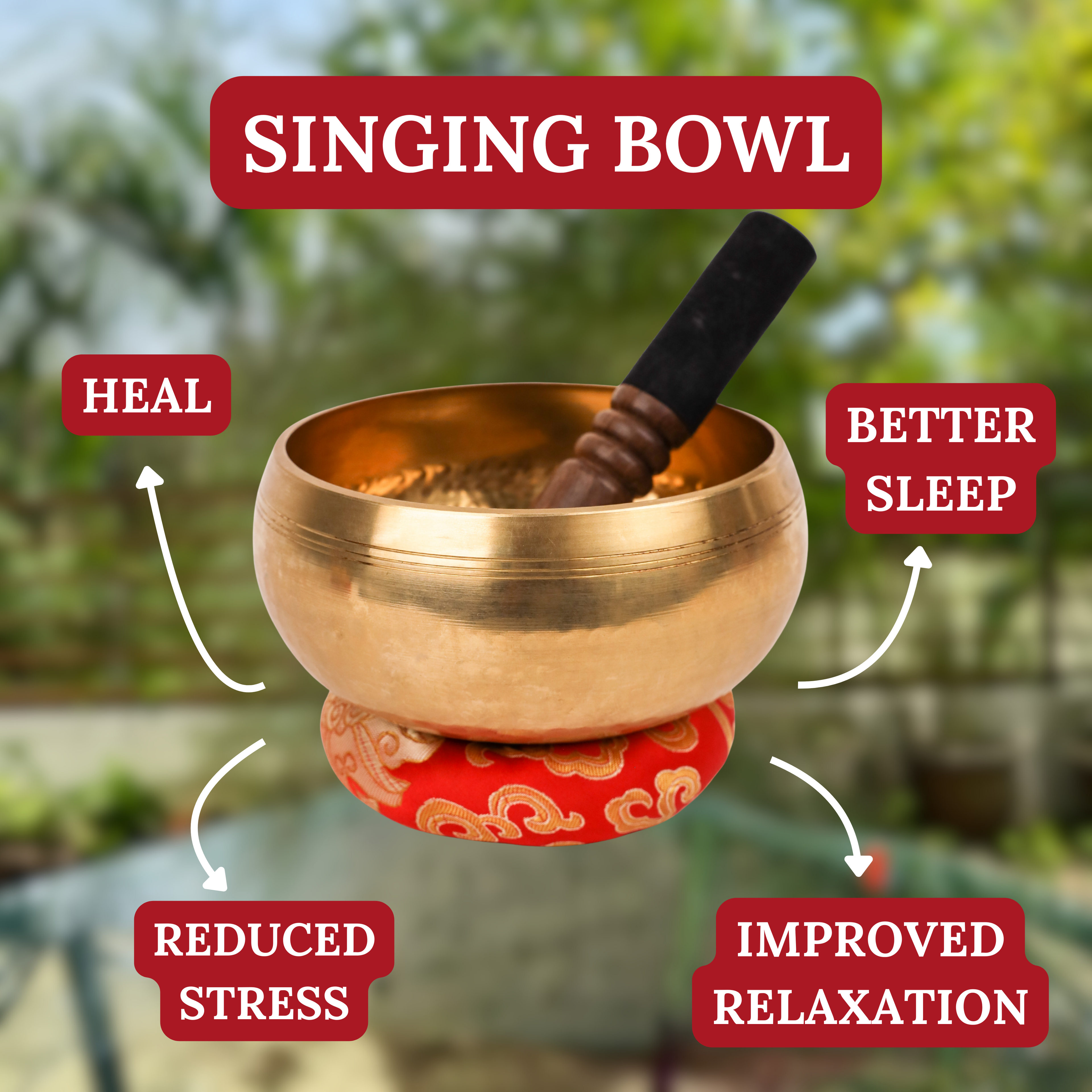 The Aura Cleanser - Nepalese Singing Bowl 15cm
