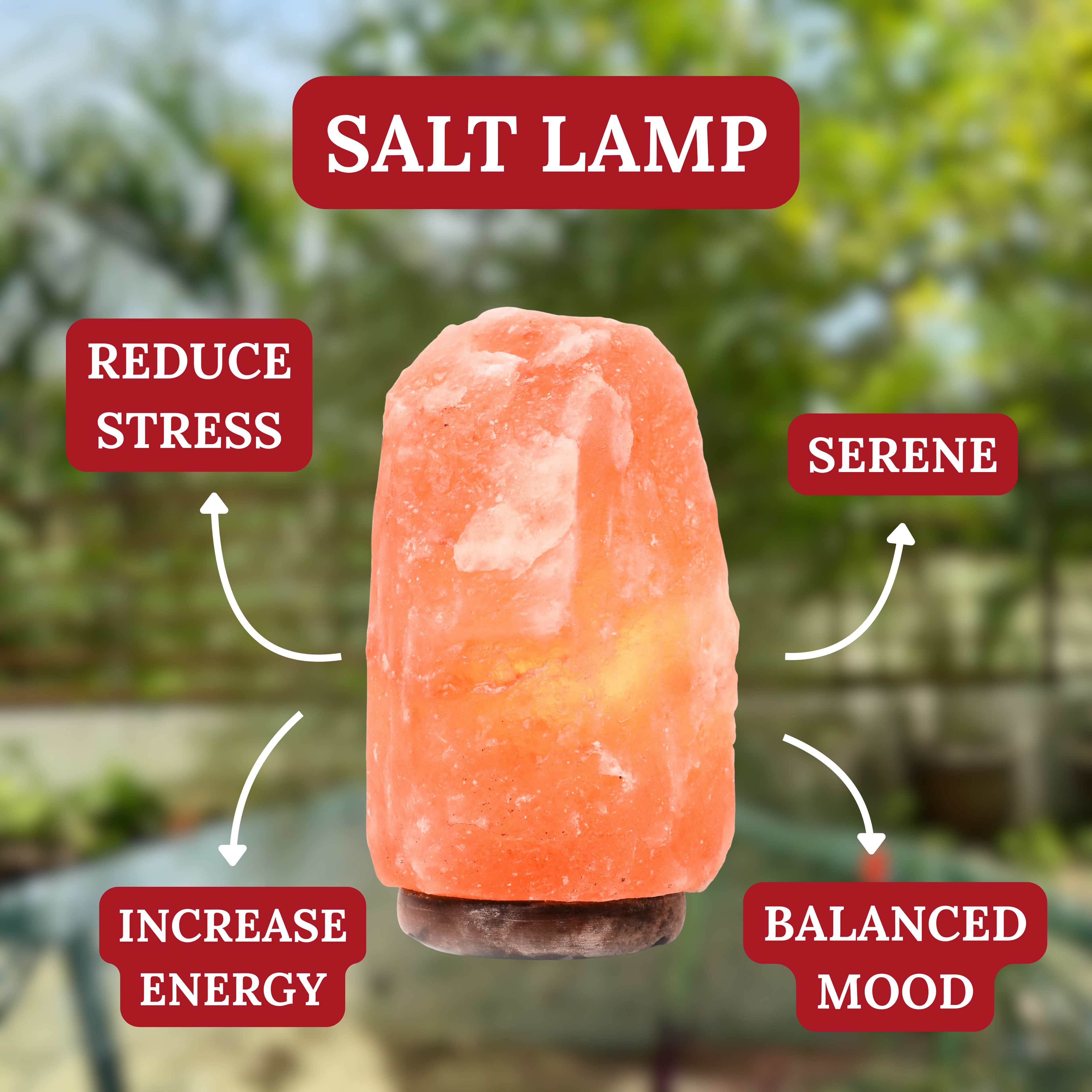 Calming Light of Peace Himalayan Salt Lamp 3-5kg