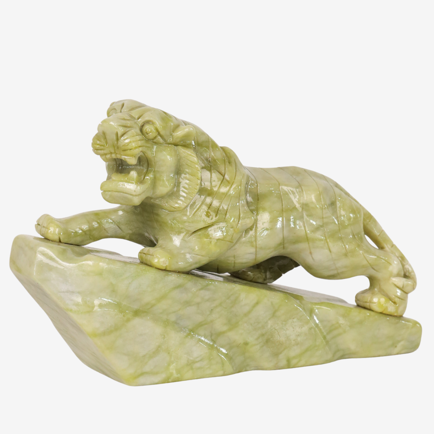 Light Jade Tiger of Dominance 30cm