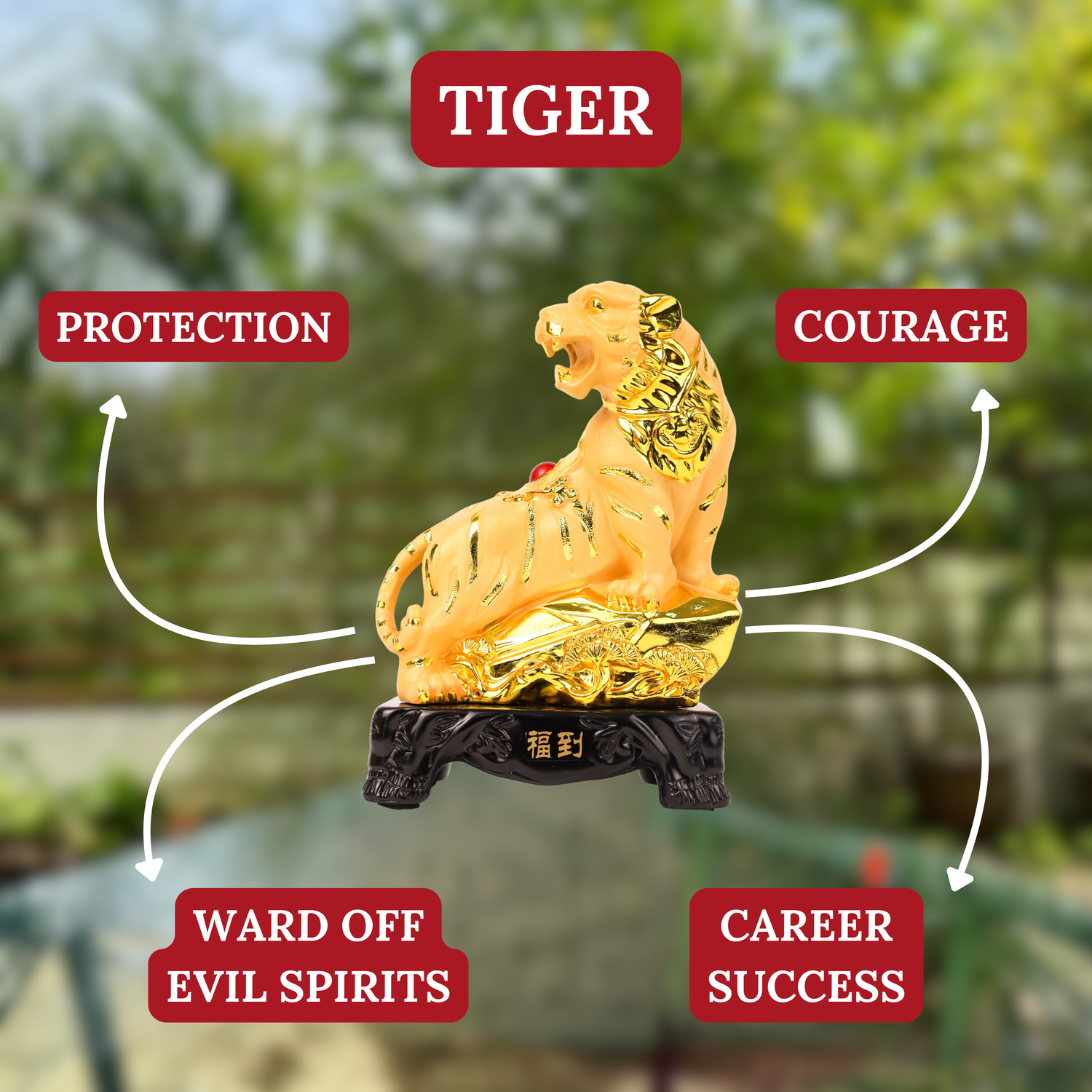Golden Zodiac Tiger of Courage &amp; Power