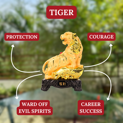 Golden Zodiac Tiger of Courage &amp; Power