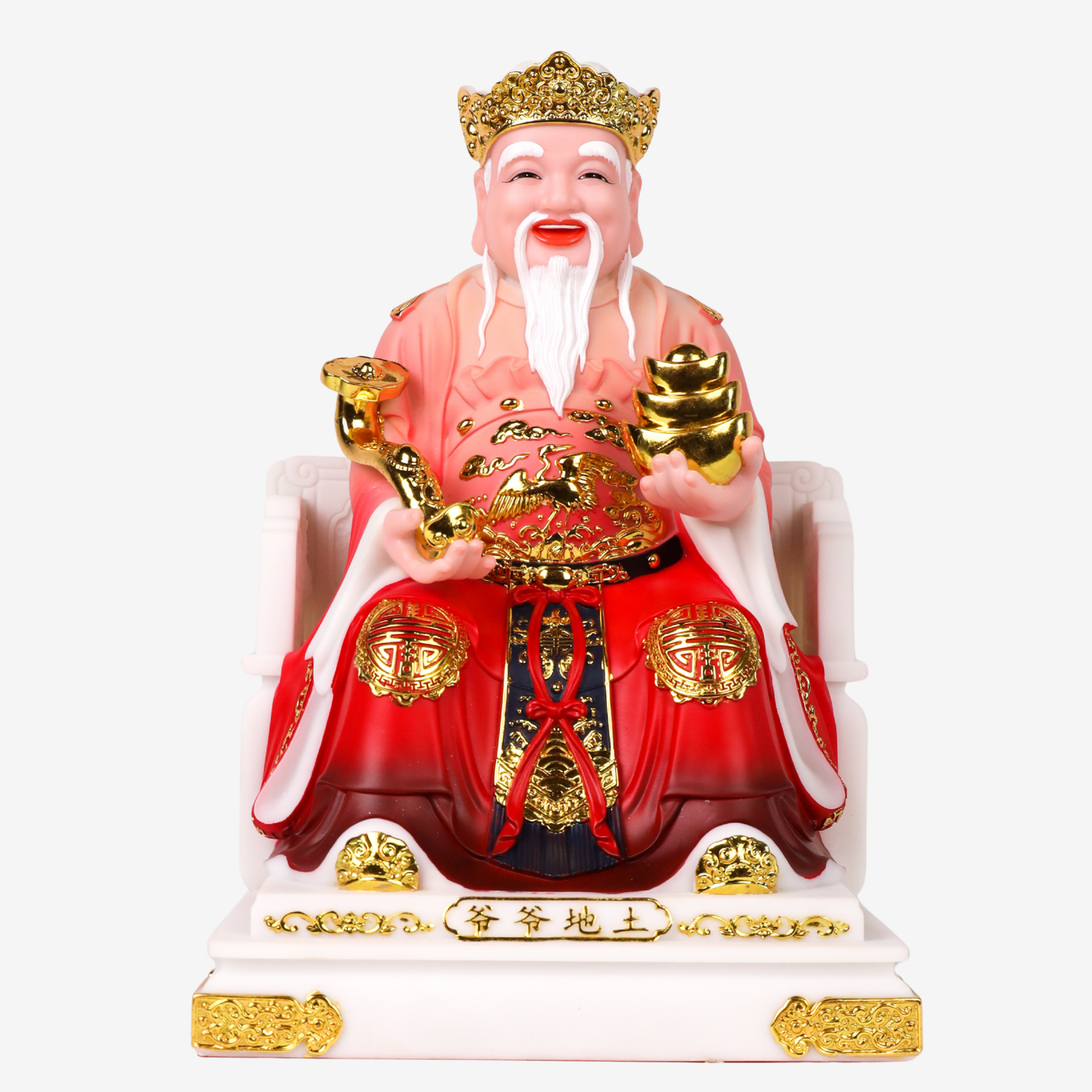 Red Tho Ti Kong for Powerful Blessings 40cm
