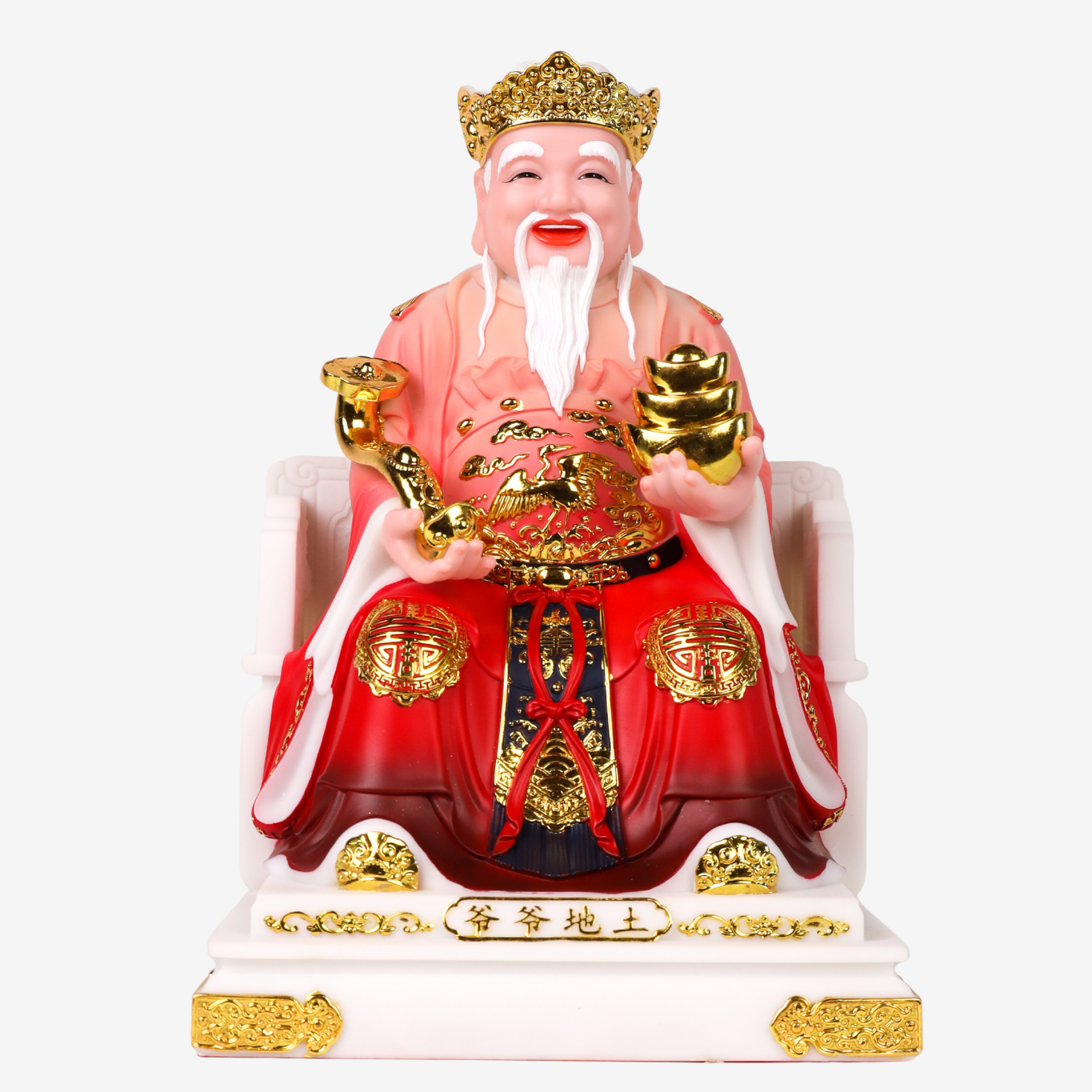 Red Tho Ti Kong for Powerful Blessings 40cm