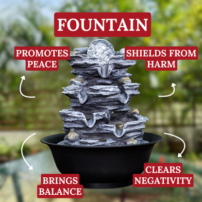 Elemental Peace Water Fountain 26cm