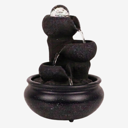 Little Pots of Fortune Fountain 23cm