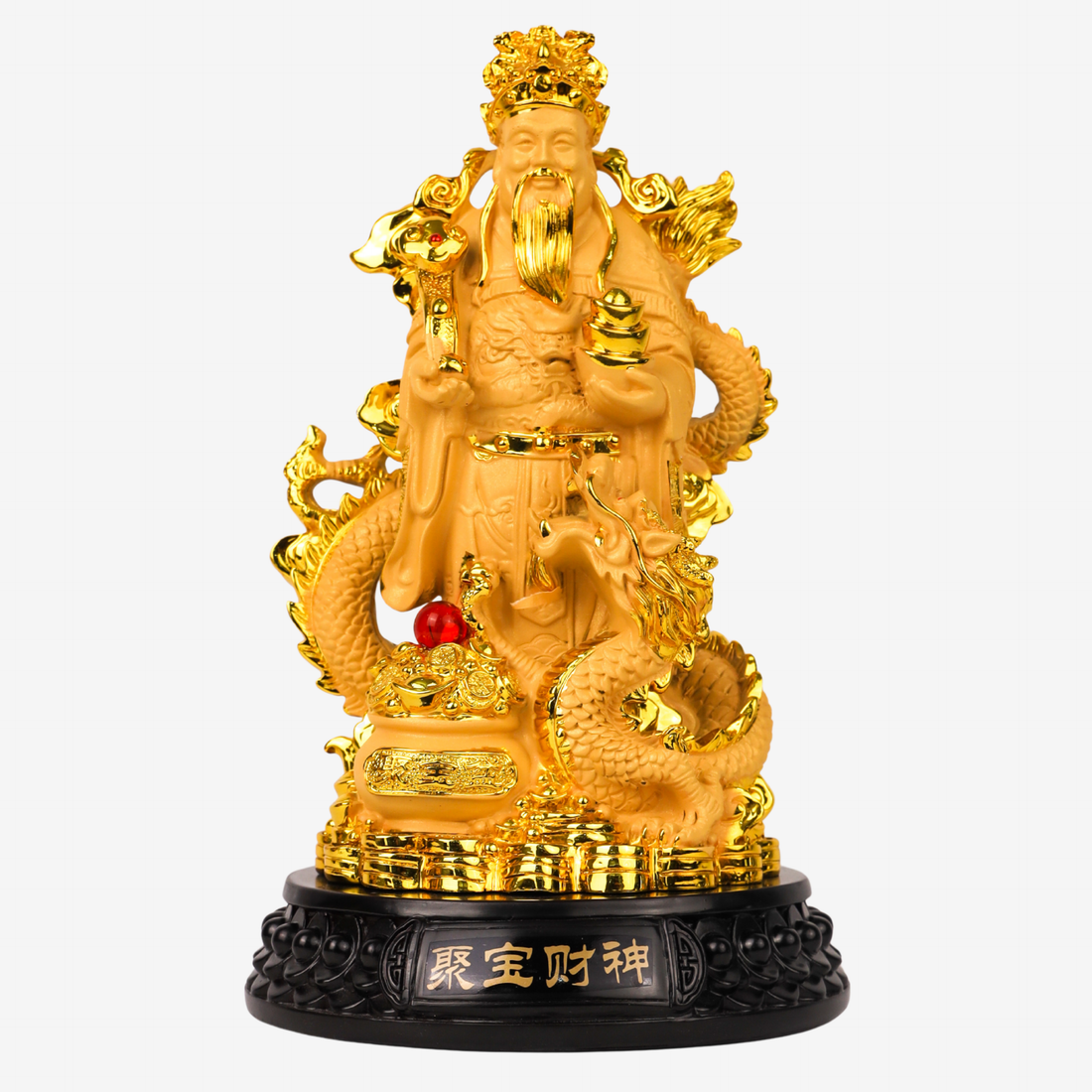 Dominant Power God of Wealth &amp; Dragon 29cm