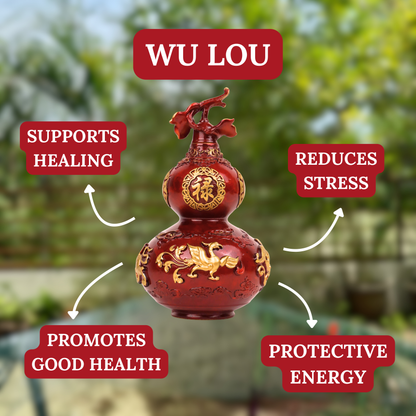Powerful Life Force - Crimson Wu Lou 24cm