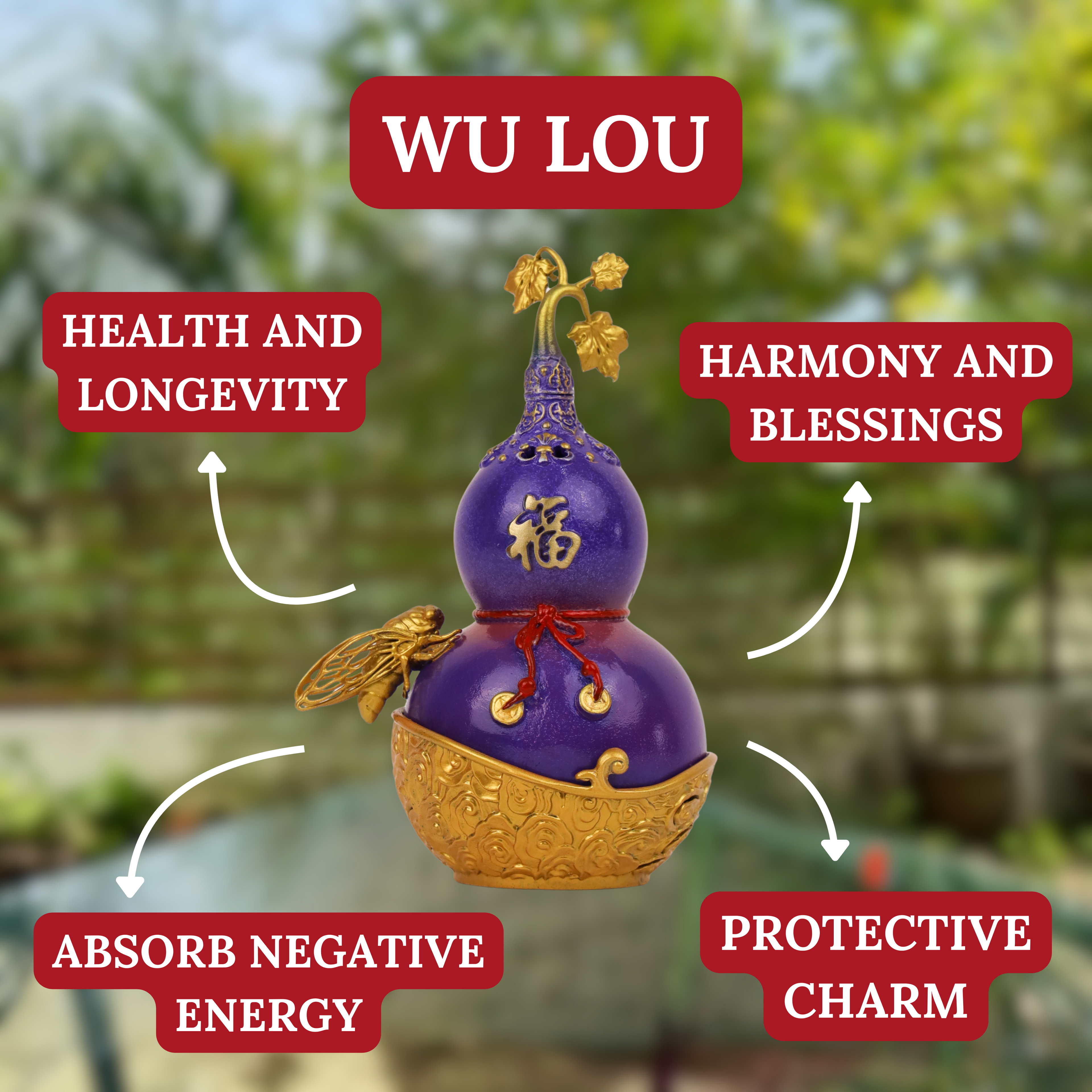 Heirloom of Health - Purple Wu Lou 16cm