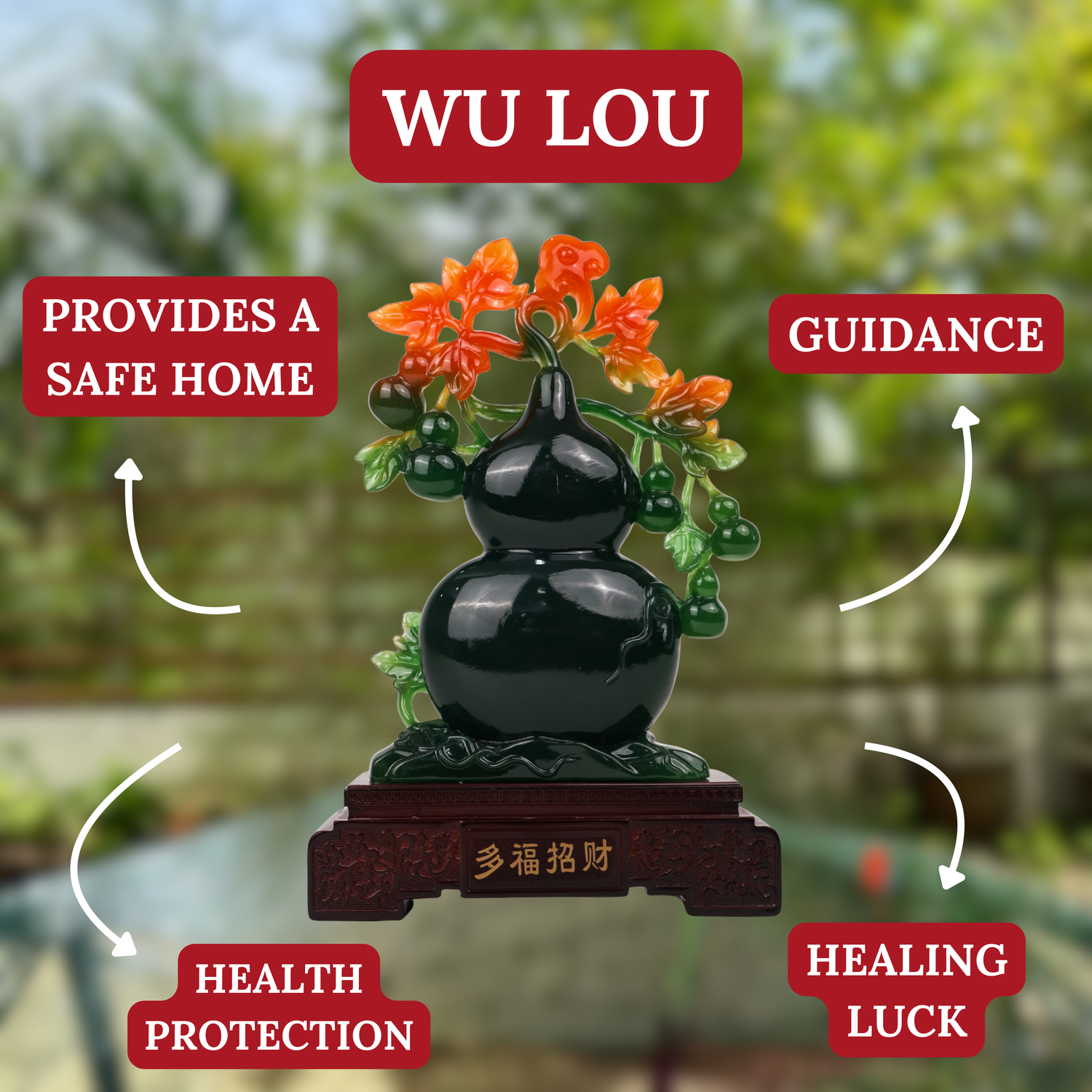 Standing Wu Lou of Lasting Health 27cm