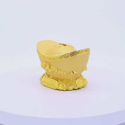 Classic Gold Ingot of Financial Security 15cm