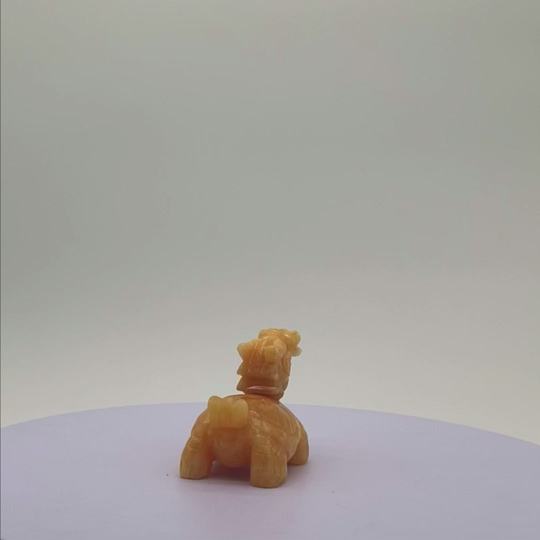 Little Topaz Guardian of Success Dragon Turtle 11cm