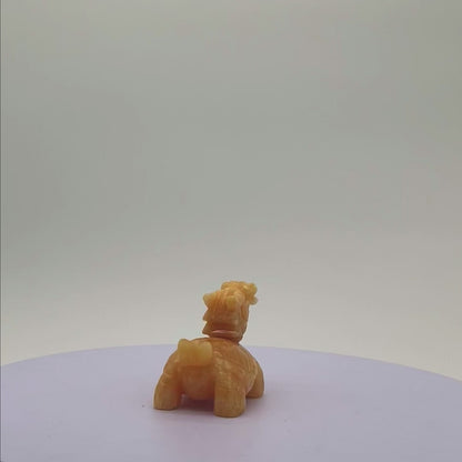 Little Topaz Guardian of Success Dragon Turtle 11cm