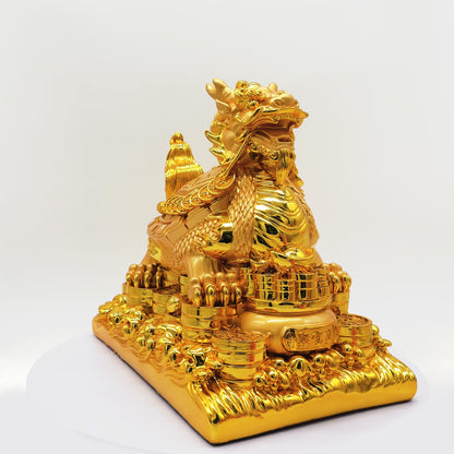 Successful Forever Golden Dragon Turtle 32cm