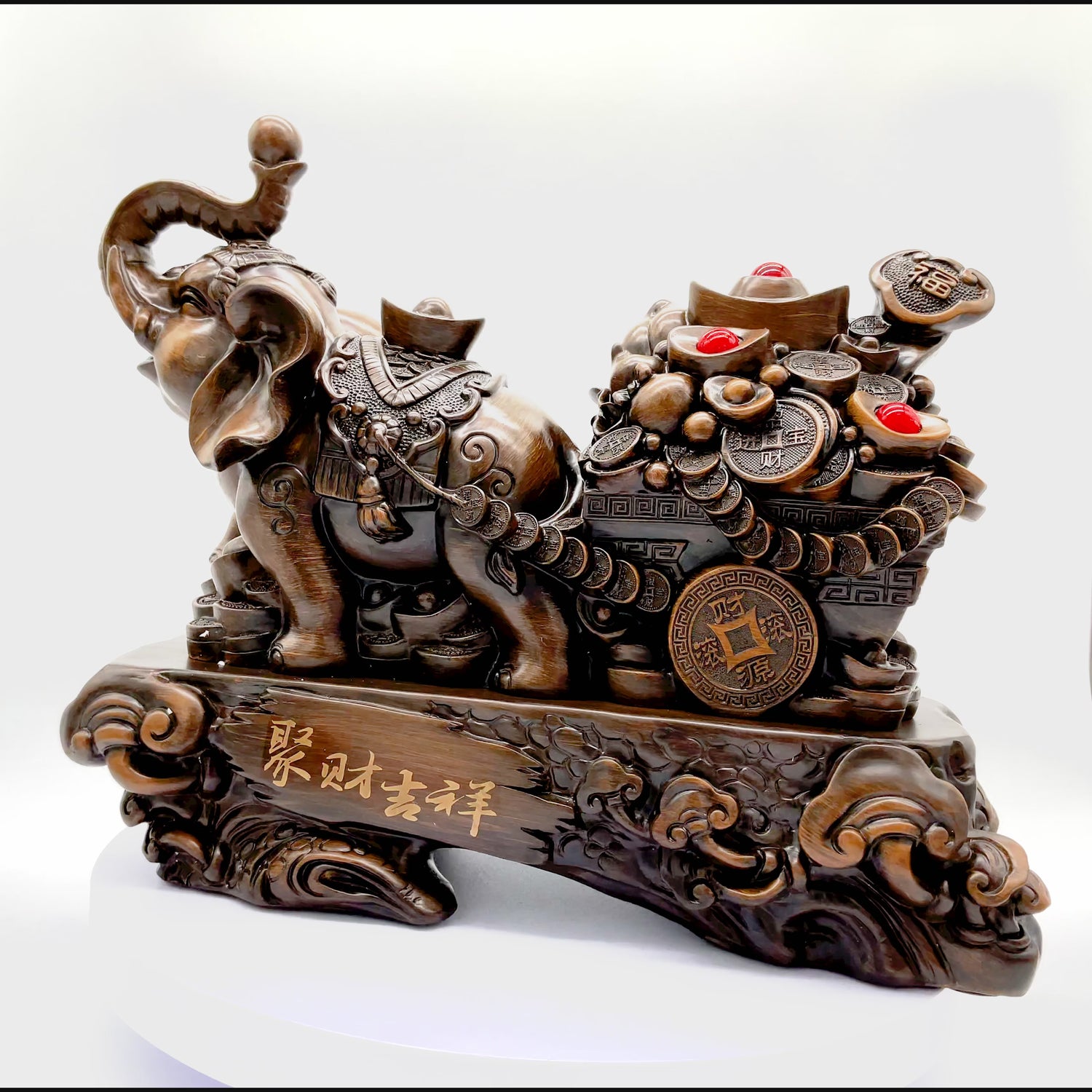 Treasure-Carrying Elephant of Fortune 44cm