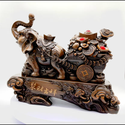 Treasure-Carrying Elephant of Fortune 44cm