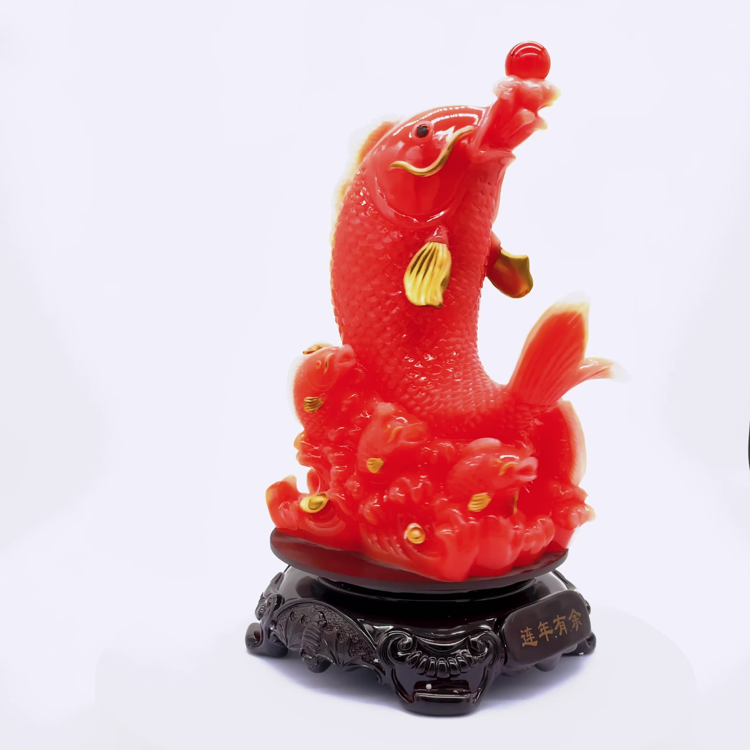 Red Rising Dragon Fish of Prosperity 42cm